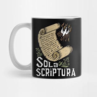 sola scriptura, by scripture alone - 2 timothy 3:16 Mug